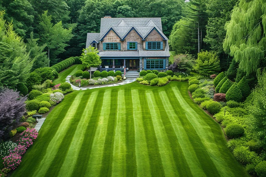 battery push lawn mower