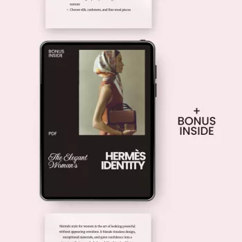 Hermès-Inspired Quiet Luxury Wardrobe Checklist (Printable)