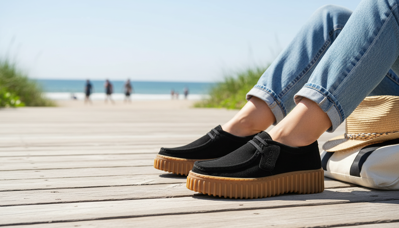 Clarks Women’s Black Lace-Up Shoes: Fit, Style, Care