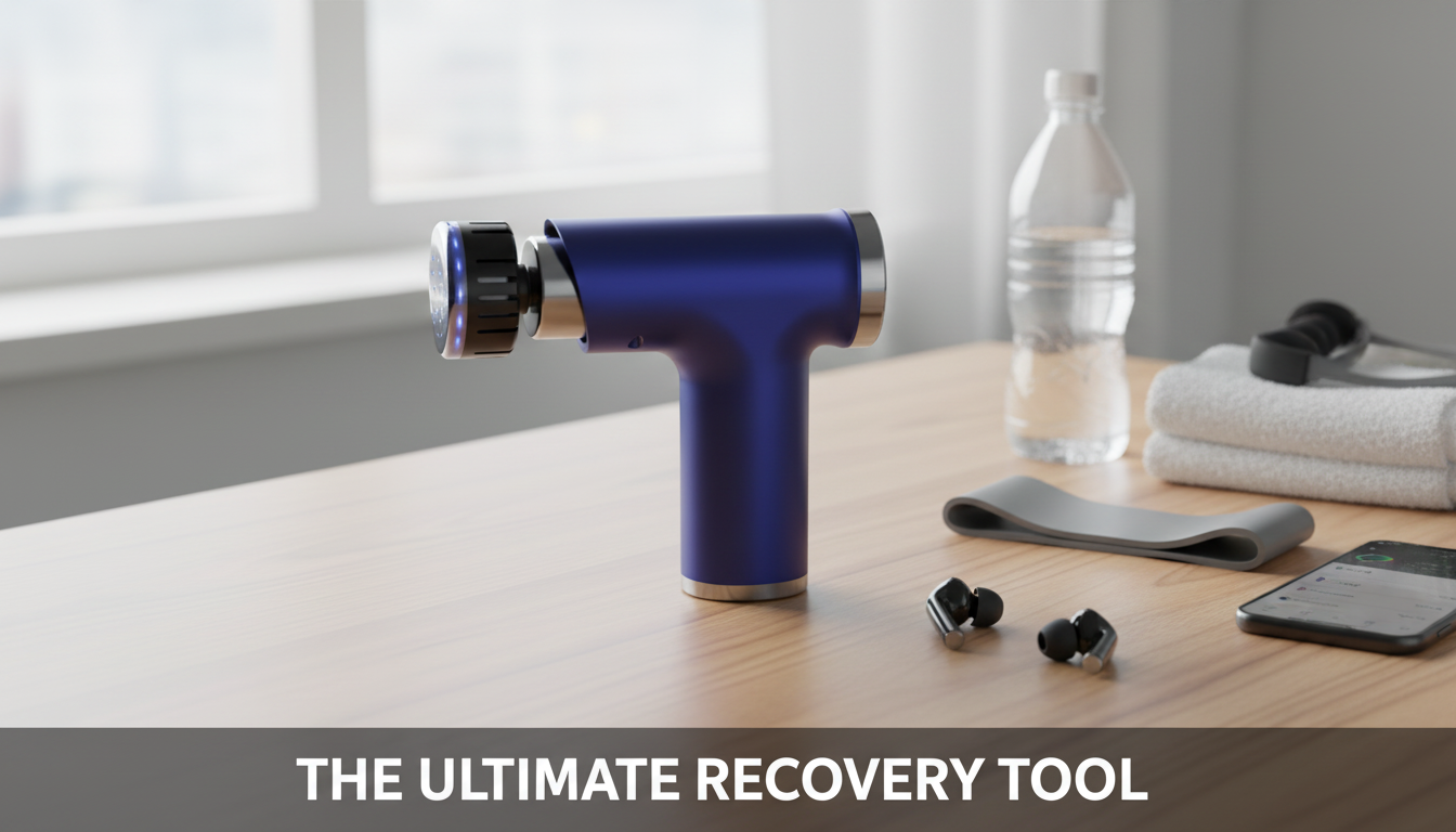 Portable Heat & Cold Massage Gun: Travel-Ready Relief