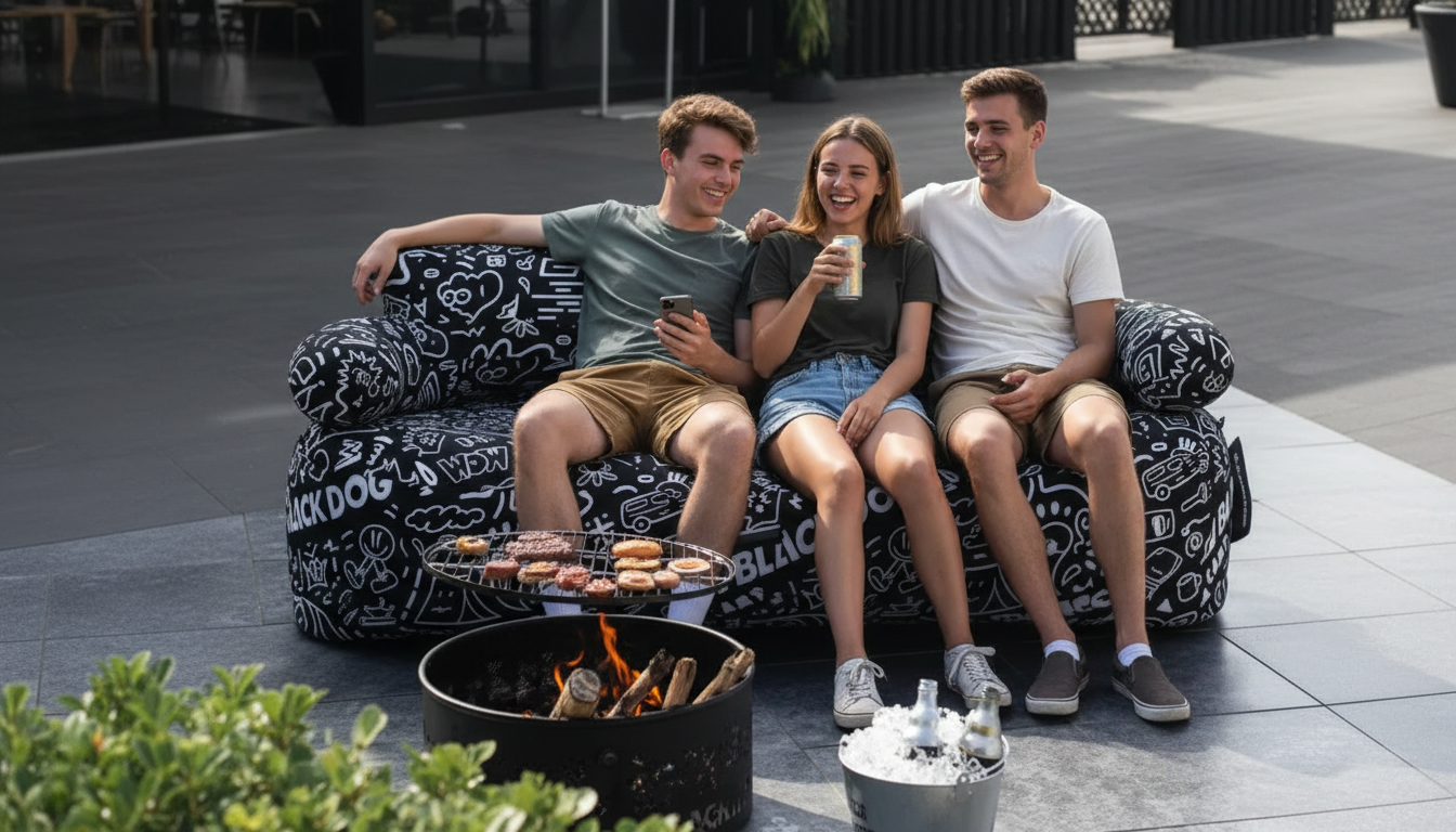 Portable Outdoor Inflatable Air Sofa (1–2 People, 660 lbs)