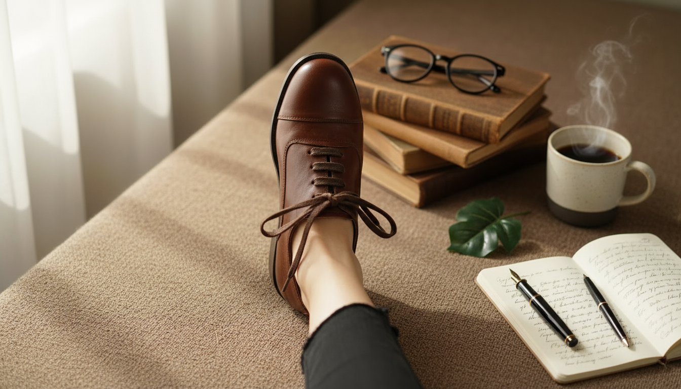 Women’s Genuine Leather Oxford Flats: Fit, Style & Care